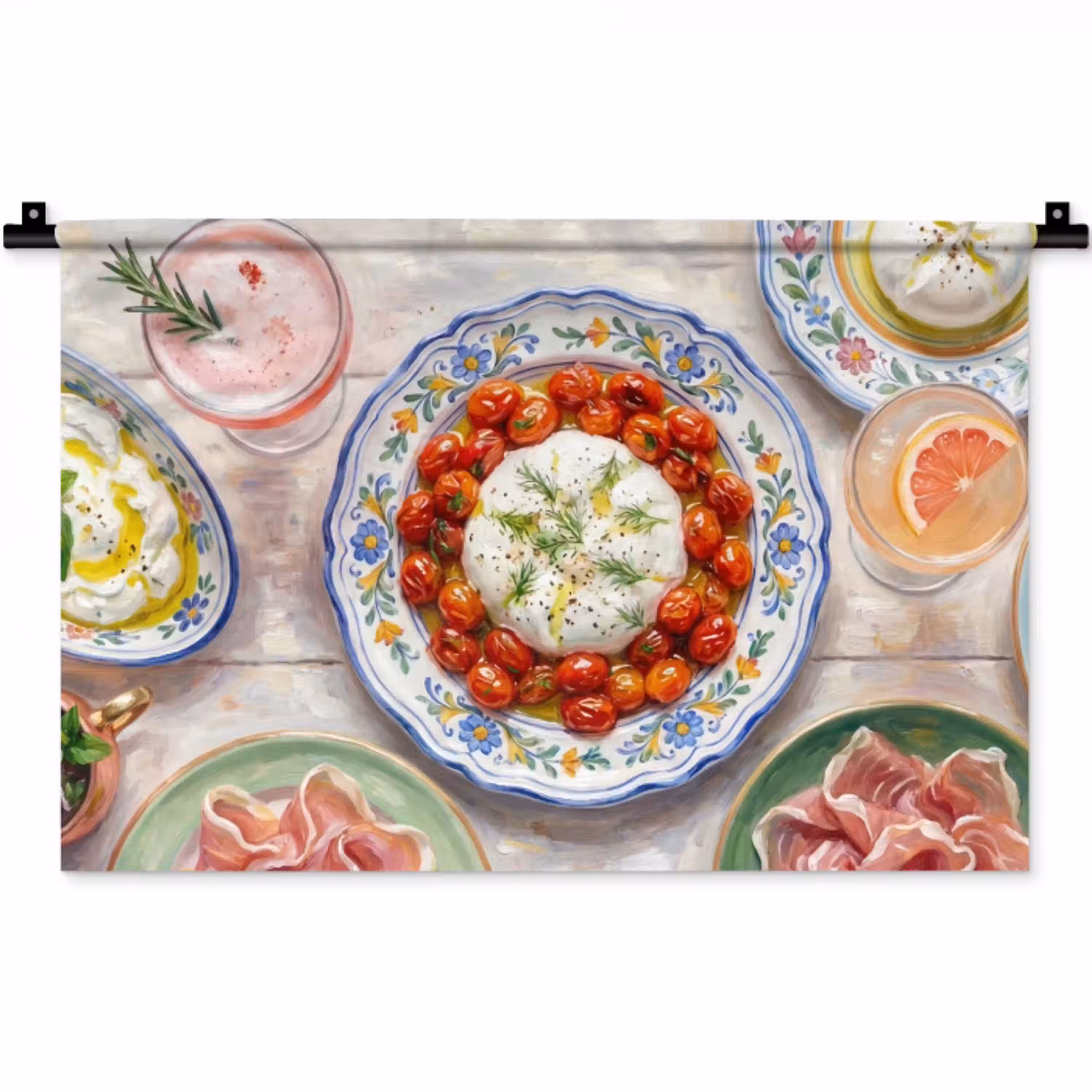 Eten - Tafel - Divers - Modern Wandkleed katoen klein -zz3d