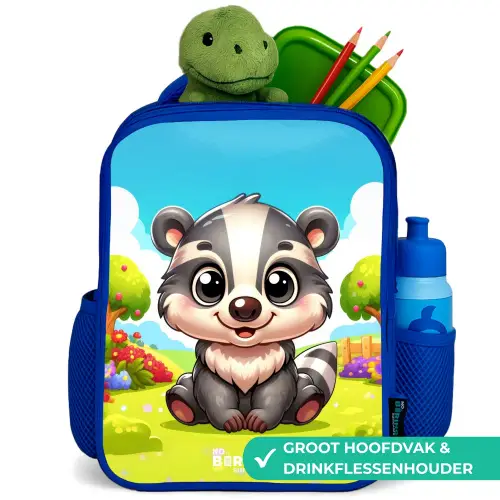Willy Wipstaart Kinderrugzak - Blauw middel -inhoud_NL