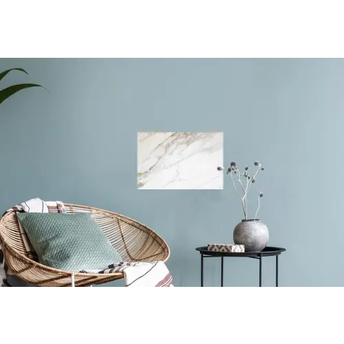 Marmer - Steen - Wit - Goud - Marmerlook - Steen - Luxe Muursticker klein -plant