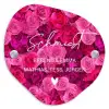 Roze rozen - Sierlijk Naambord Organisch middel -3d
