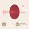 Minimalistisch - Lijnillustratie - Rood Akoestische PET Vilt - Rond klein -USP_NL