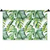 Bladeren - Monstera - Jungle - Tropical Wandkleed katoen klein -zz3d