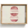 Minimalistisch - Cirkels - Roze Dienblad Rechthoek middel -z3d_shopping
