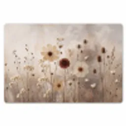 Wilde bloemen - Botanisch - Vintage - Natuur - Rustiek Placemat vinyl groot -zzsfeer1_Kitchenyeah-website