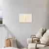 Minimalistisch - Waterijsje - Stokje - Beige Tuinposter op houten frame 2 cm dik klein -sfeer1