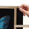 Vlinder - Blauw - Contrast Light Box met batterij (Wandlamp) middel -USP_websiteprintNL
