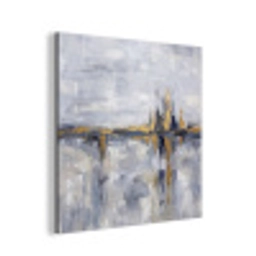 Abstract - Structuur - Goud - Grijs - Modern aluminium wit klein -3d
