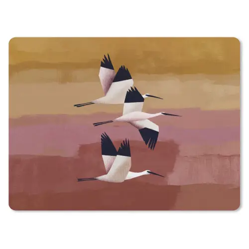 Vogels - Snavel - Abstract muismat rubber klein -3d