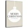 Christmas - Kerstballen - Japandi - Witte kerstballen Textielframe zwart klein -3d
