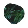 Monstera - Bladeren - Tropisch - Jungle Wandcirkel Organisch Aluminium middel -3d