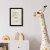 Groen - Quote - Zomer - Chilipeper fotolijst zwart zonder passe partout klein -usfeer4_kinderkamer