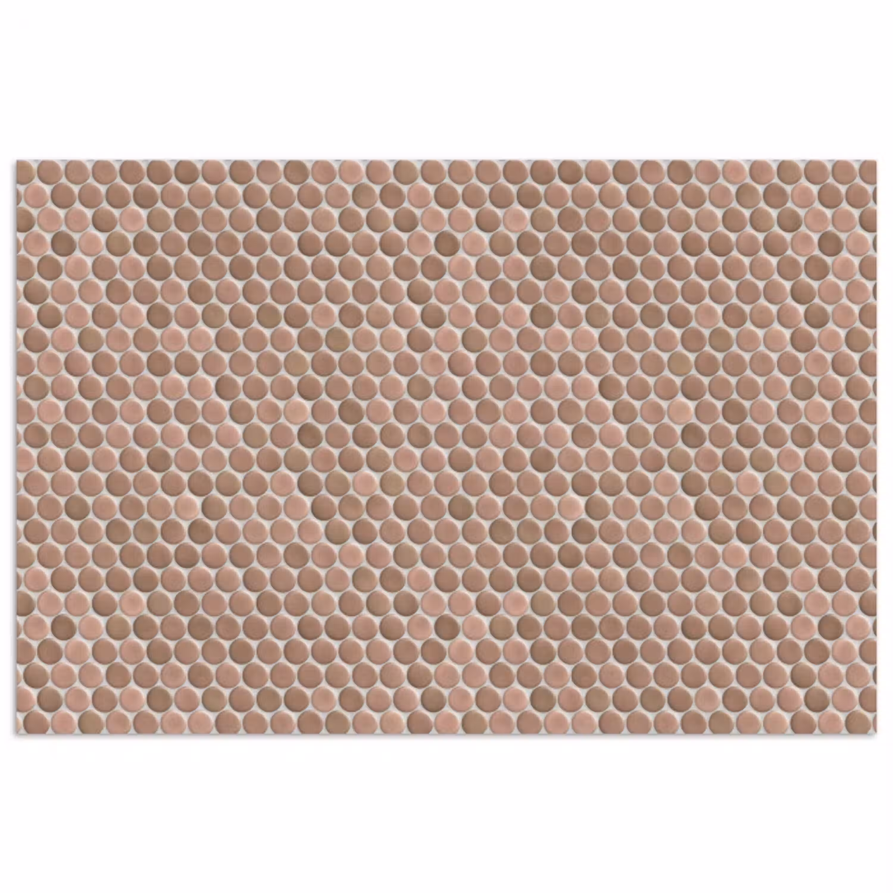 Penny - Mozaïek - Oudroze - Terracotta poster papier klein 62 -3d