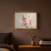 Bloem - Leeuwenbek - Roze - Stengel Light Box met batterij (Wandlamp) middel -sfeer4