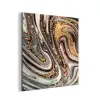 Marmerlook - Goud - Glitter - Luxe - Marmer - Wit aluminium wit klein -3d