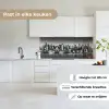 Skyline - Stad - Wolkenkrabbers - Zwart - Wit keuken achterwand 2 middel -sfeer4_NL