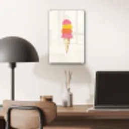 Schepijs - Hoorntje - Illustratie - Minimalistisch plexiglas 5mm klein -sfeer6