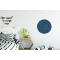 Golven - Textuur - Patroon - Blauw Wandcirkel aluminium klein 190 -kinderkamer