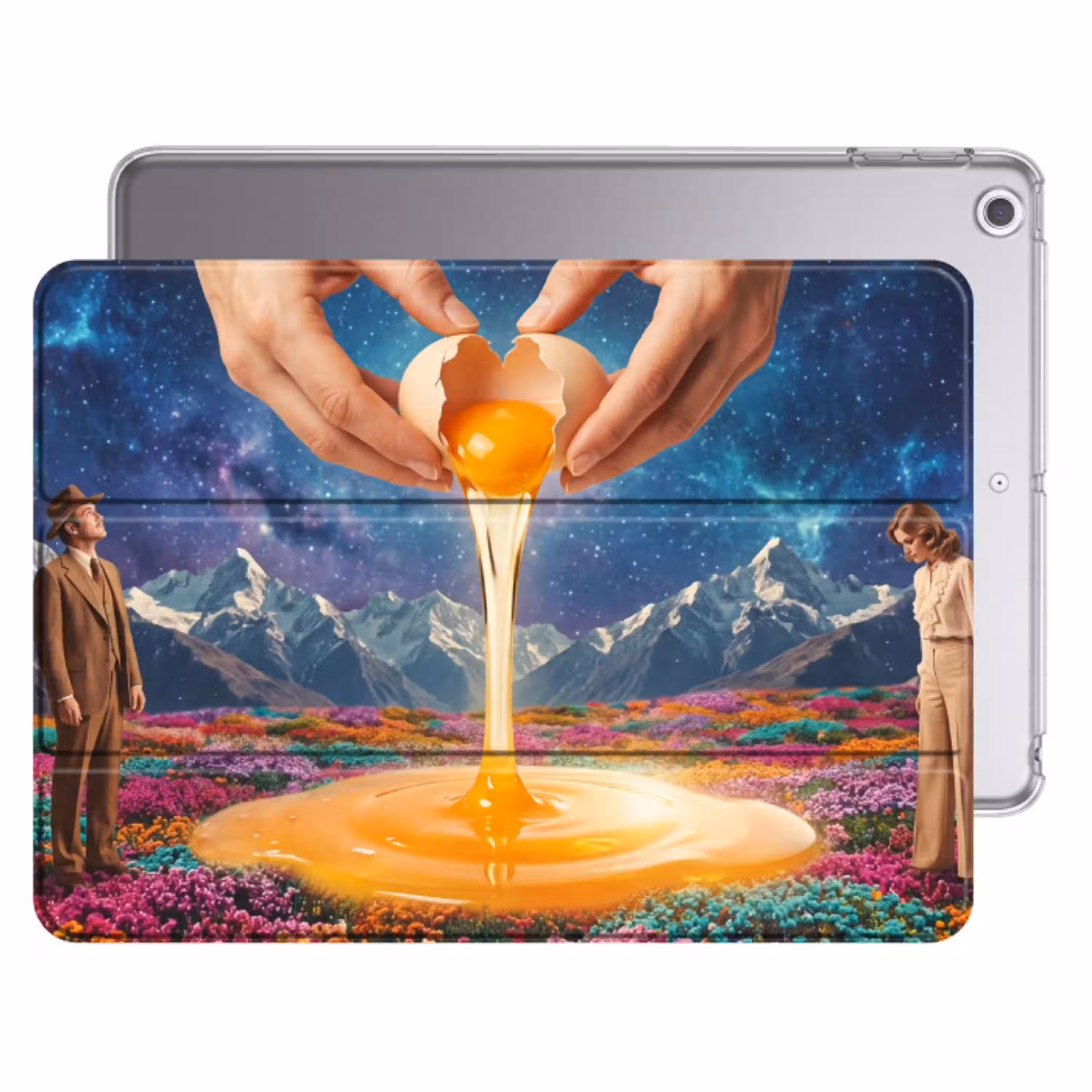 Handen - Ei - Surrealisme Apple iPad 2017 middel -threedimensional_3d_global