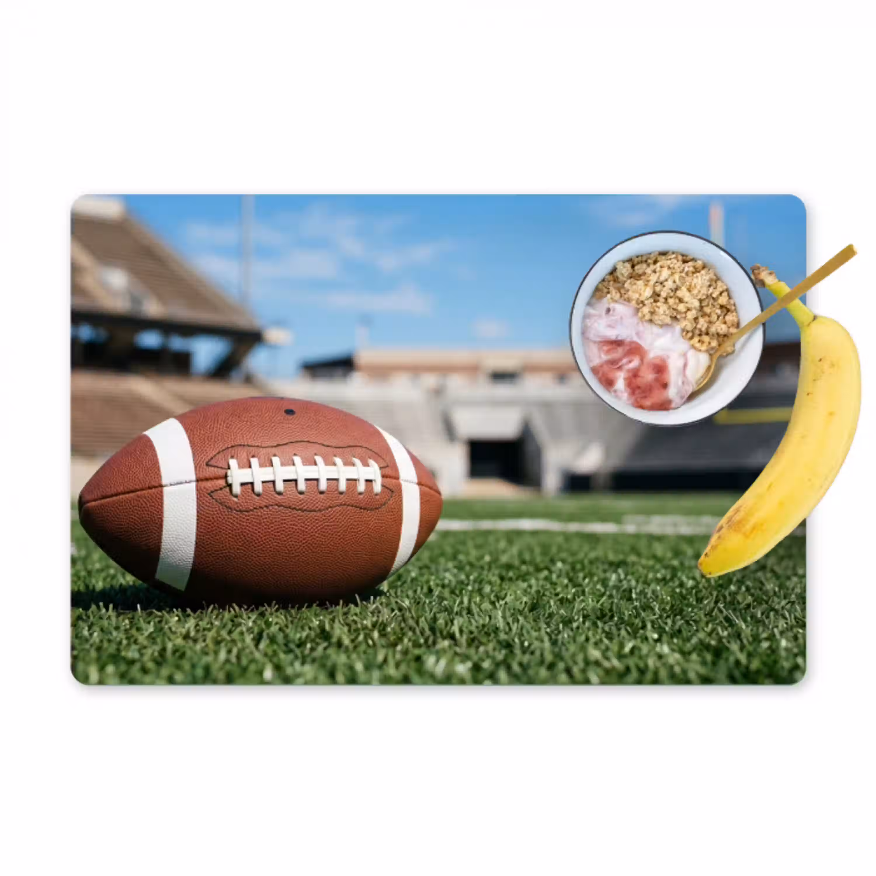 Football - Veld - Stadion - Sport Placemat vinyl groot -zzzproduct_Kitchenyeah-website