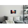 Rendier - Gewei - Krans - Kleurrijk Muursticker klein -slaapkamer
