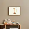 Kraan - Oranje - Scheepscontainer Light Box met batterij (Wandlamp kind) middel -sfeer2_kind