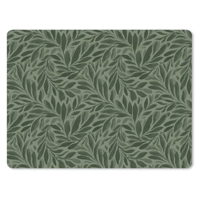 Mouse Pad - Leaves - Organic - Green