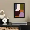 Vormen - Abstract - Kleuren - Vierkant fotolijst zwart zonder passe partout klein -sfeer1