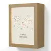Wereldkaart - Kinderen - Jongens - Dino - Quote Light Box met kabel (Wandlamp kind) klein -3d