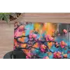 Bloemen - Tak - Abstract - Roze muismat rubber klein -closeup