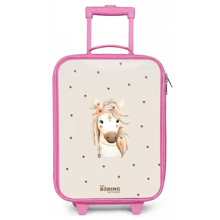 Bohemian paard in pastel kleuren Kinderkoffer - Roze klein -zz3dotto