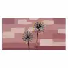 Illustratie - Bloemen - Vlakken - Abstract Muismat XXL klein -3d_leeg
