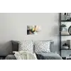 Kunst - Goud - Zilver - Abstract Muursticker klein -slaapkamer