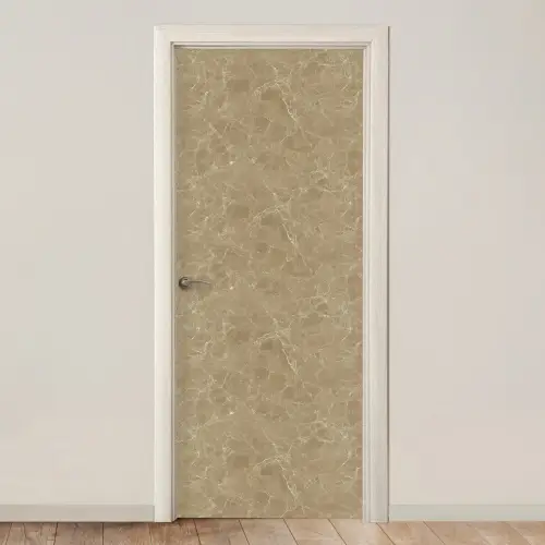 Beige - Marmer - Witte aders deurposter klein 289 -3d_beige
