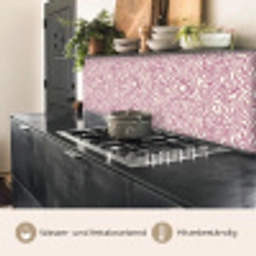 Kronkelende lijn - Magenta - Crème keuken achterwand 2 middel 871 -usp_DE