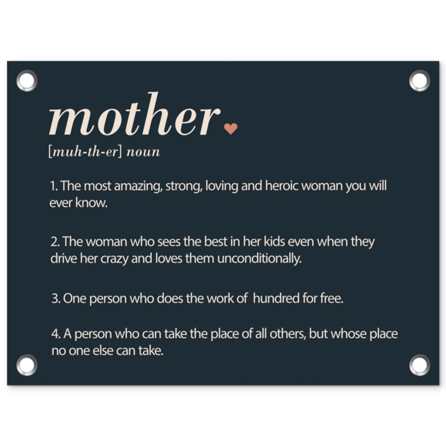 Poster de jardin - Définition de maman - Mère - Citations - Proverbes ...