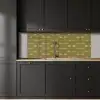 Libellen - Patroon - Groen keuken achterwand 2 middel 871 -sfeer1