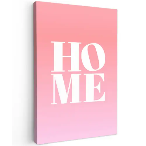 Home - Letters - Groot - Roze canvas 2cm klein -z3d