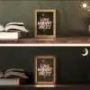 Liefde - Modern - Bloemen Light Box met kabel (Tafellamp) klein -sfeer3