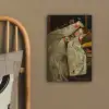 Meisje in witte kimono - Schilderij van George Hendrik Breitner canvas 2cm klein -sfeer3