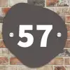 Grijs - Traditioneel Naambord Organisch middel -sfeer10