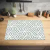 Design - Lijn - Patroon - Groen Inductie beschermer vinyl 3mm klein 276 -sfeer5