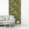 Bladeren - Modern - Groen fotobehang vinyl groot 64 -woonkamer