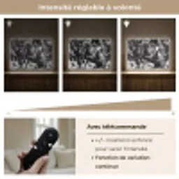 Springen - Paard - Zwart - Wit Light Box met batterij (Wandlamp) middel -USP_dimbaarFR