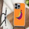 Felle kleuren - Banaan - popart Hoesje iPhone 16 Pro Max met koord klein -sfeer4