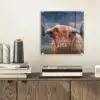 Schotse Hooglander - Koeienkop - Landschap - Natuur - Koe plexiglas 5mm klein -sfeer1