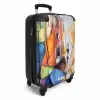 Abstract - Kunst - Schilderij - Kleuren NBS - Handbagage koffer - Unisex middel -productfoto_3d