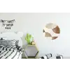 Snijdende cirkels - Overlappende vlakken Wandcirkel aluminium klein -kinderkamer
