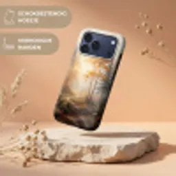 Bospad - Herfstbladeren - Natuur - Schilderachtig - Oranje Toughcase MagSafe Apple iPhone 17 Pro Max klein -USP_RandenV_NL