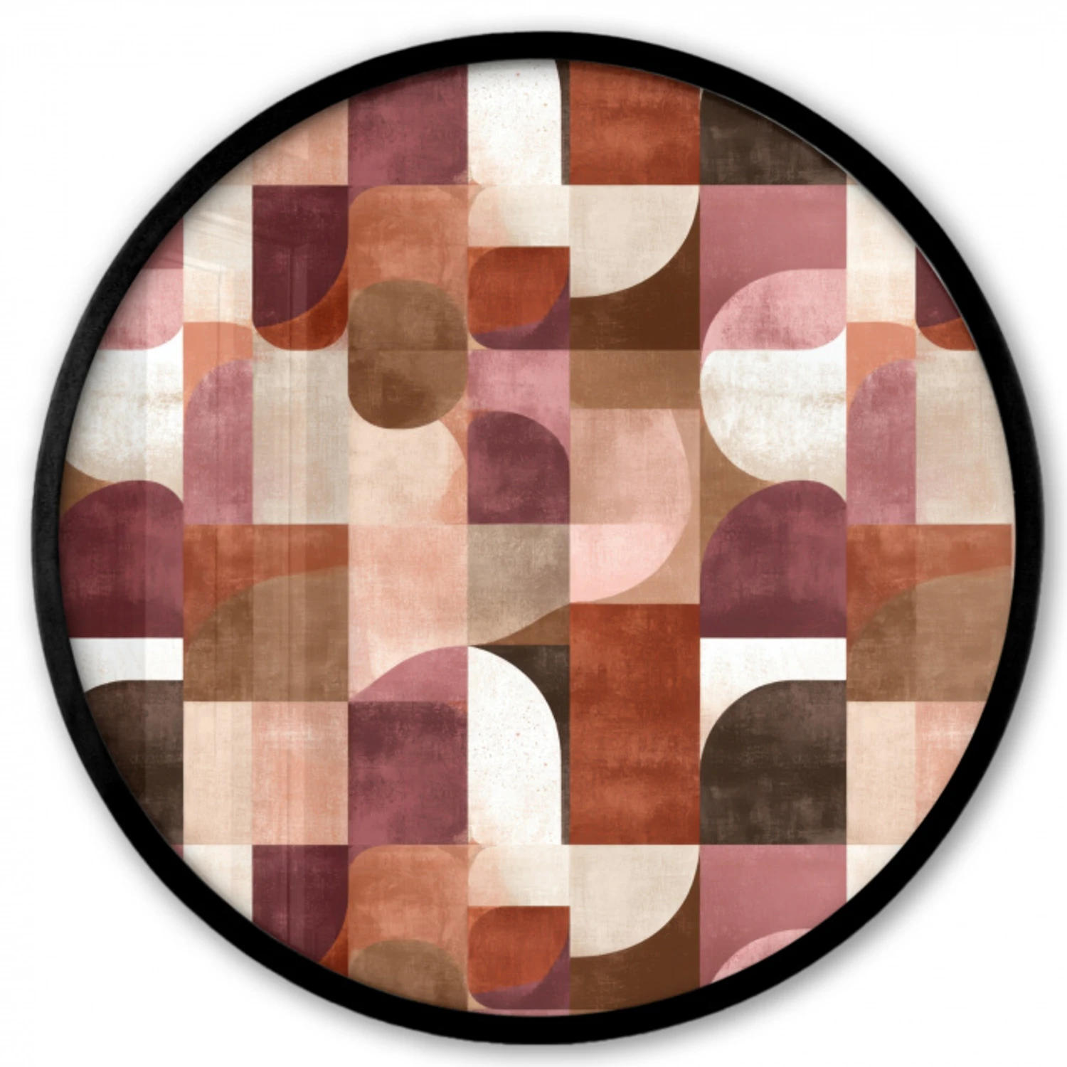Geometrie - Modern - Retro Fotolijst rond zonder passe partout klein 856 -3d