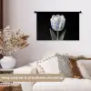 Tulp - Patroon - Blauw Wandkleed katoen klein -sfeer1